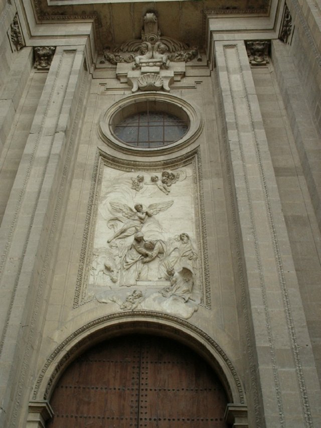 P5260271 detail facade  - Catedral santa maria de la encarnacion - Granada